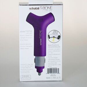 Purple Schatzii T-BONE car charger / power bank